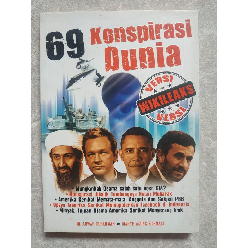 Jual Buku 69 Konspirasi Dunia Versi Wikileaks Shopee Indonesia