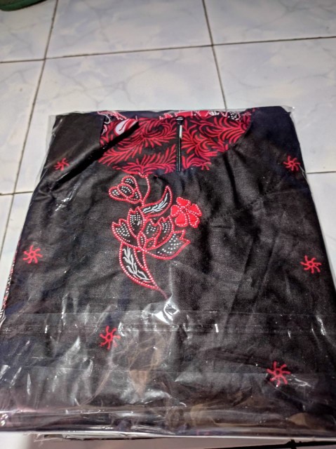 Terlaris Serut Genes Jelita Tunic Navbor Yelbor Whitbor Creambor Tunik Batik