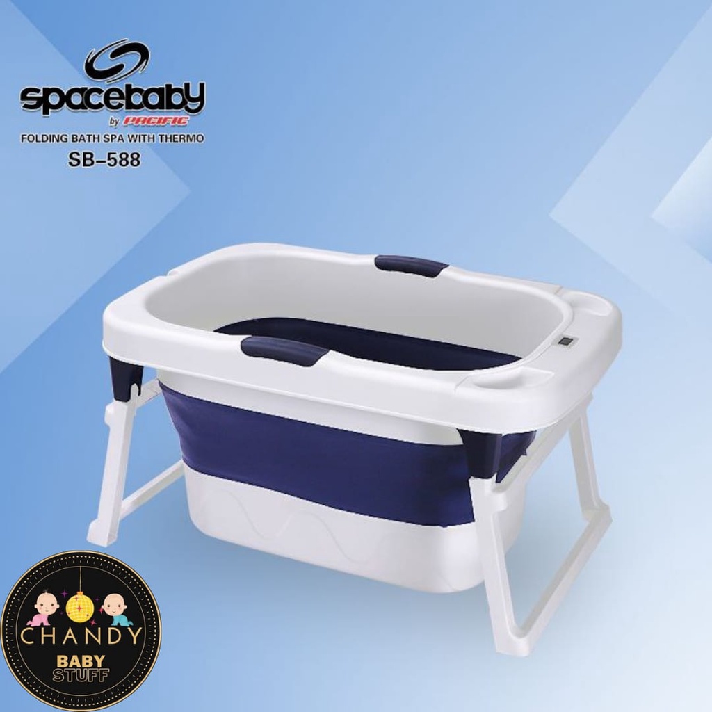 BAK MANDI BAYI FOLDING BATH SPA WITH THERMO SPACEBABY SB 588