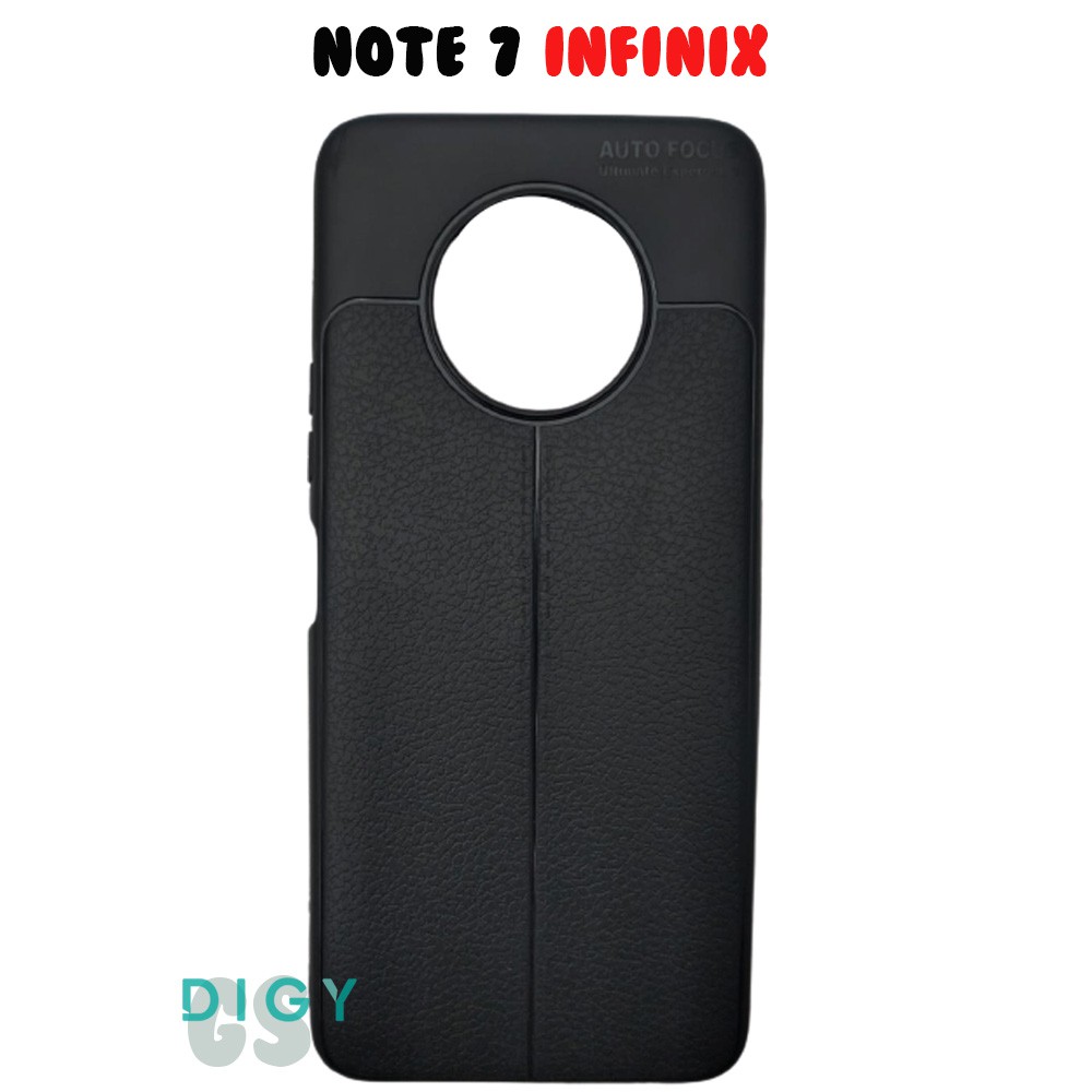 Casing INFINIX NOTE 7  NEW HOT Softcase Leather Auto Focus Original