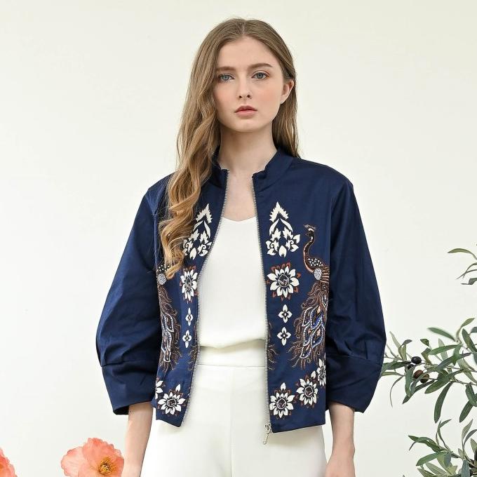 Maja - Bomber Jaket Batik Wanita