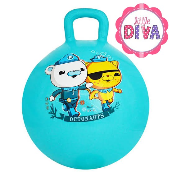 Mainan Bola anak jumping ball OCTONAUTS - HOPPER BALL FREE POMPA - BOLA LOMPAT ANAK - Usia 4 Tahun Keatas bouncing memantul