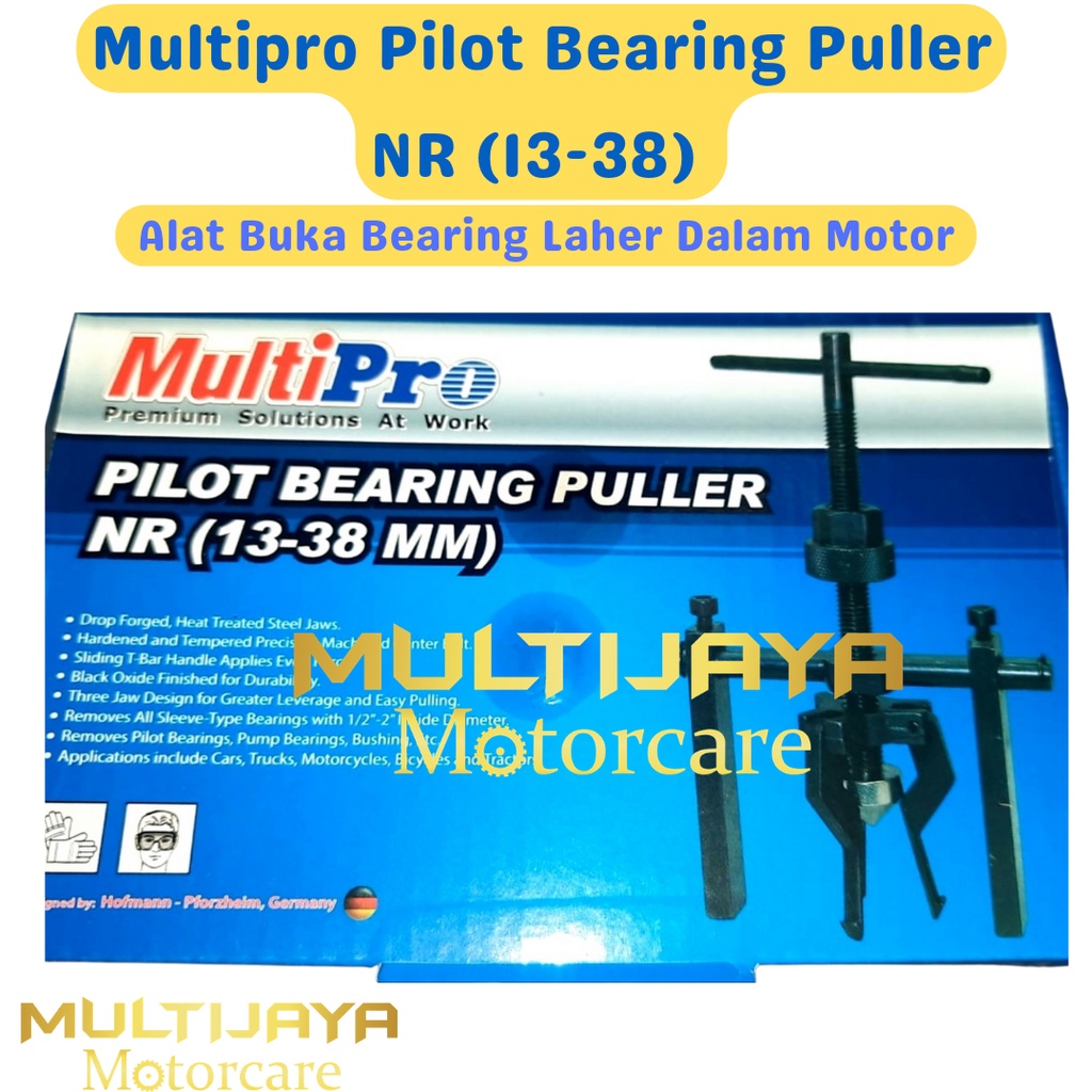 Multipro Treker Bearing Puller NR (13-38mm) Alat Buka Bearing Laher Dalam Motor Ukuran 13 - 38 mm