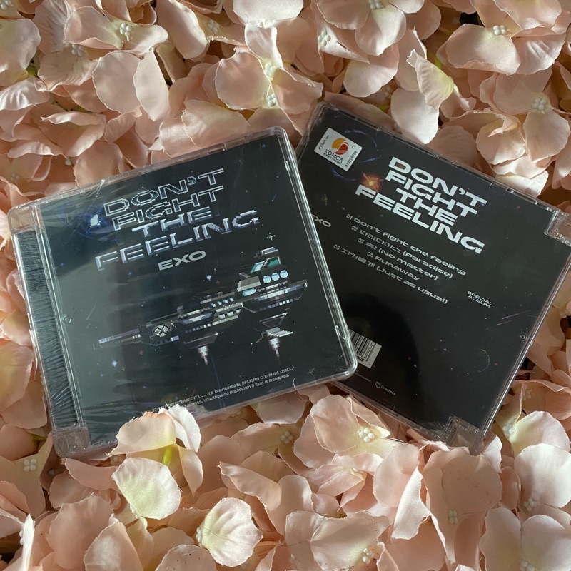 EXO DON'T FIGHT THE FEELING JEWEL CASE ALBUM SEALED + ROLLED POSTER