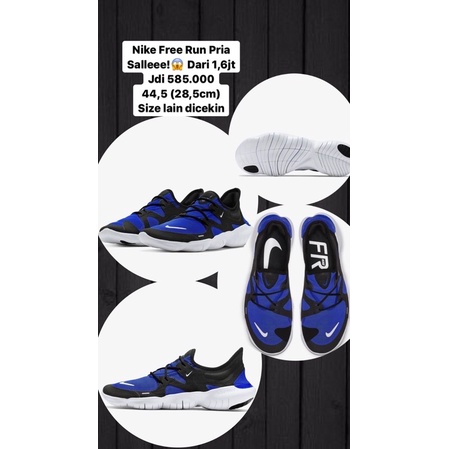 Nike sepatu Lari Running Free Pria
