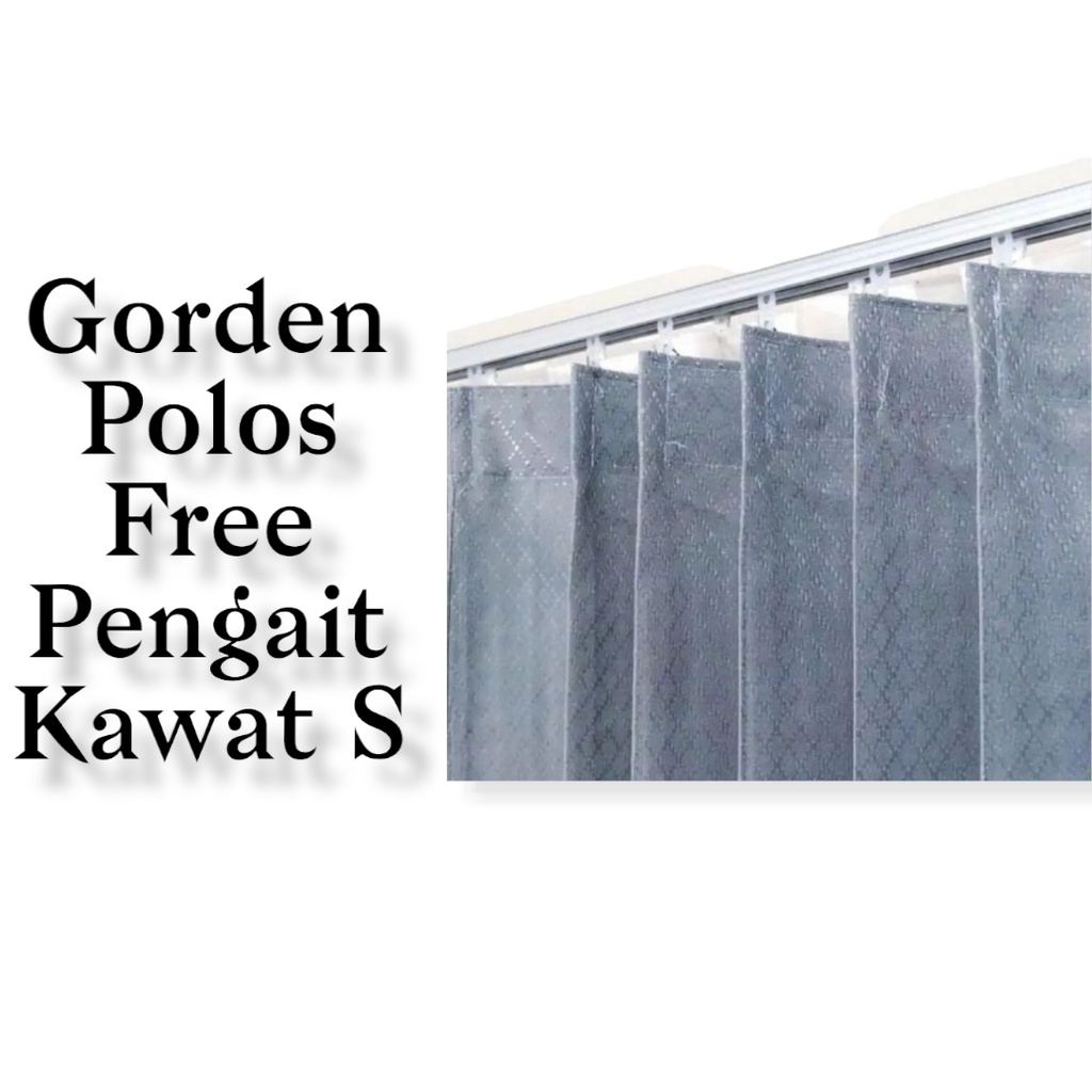 Gorden Polos Model Plisket Free Kawat S Hordeng Jendela Korden Horden Pintu