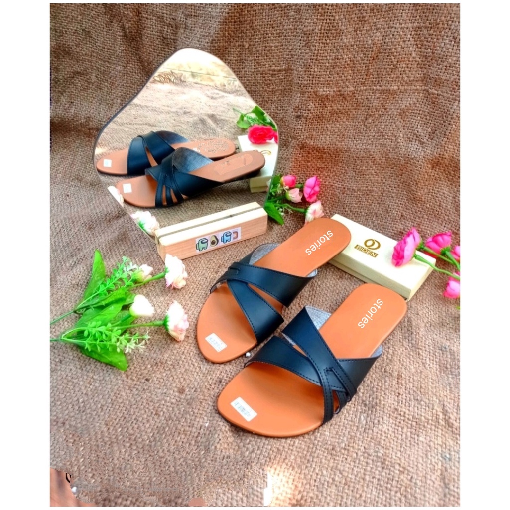 SANDAL FLAT WANITA KEKINIAN DS 02