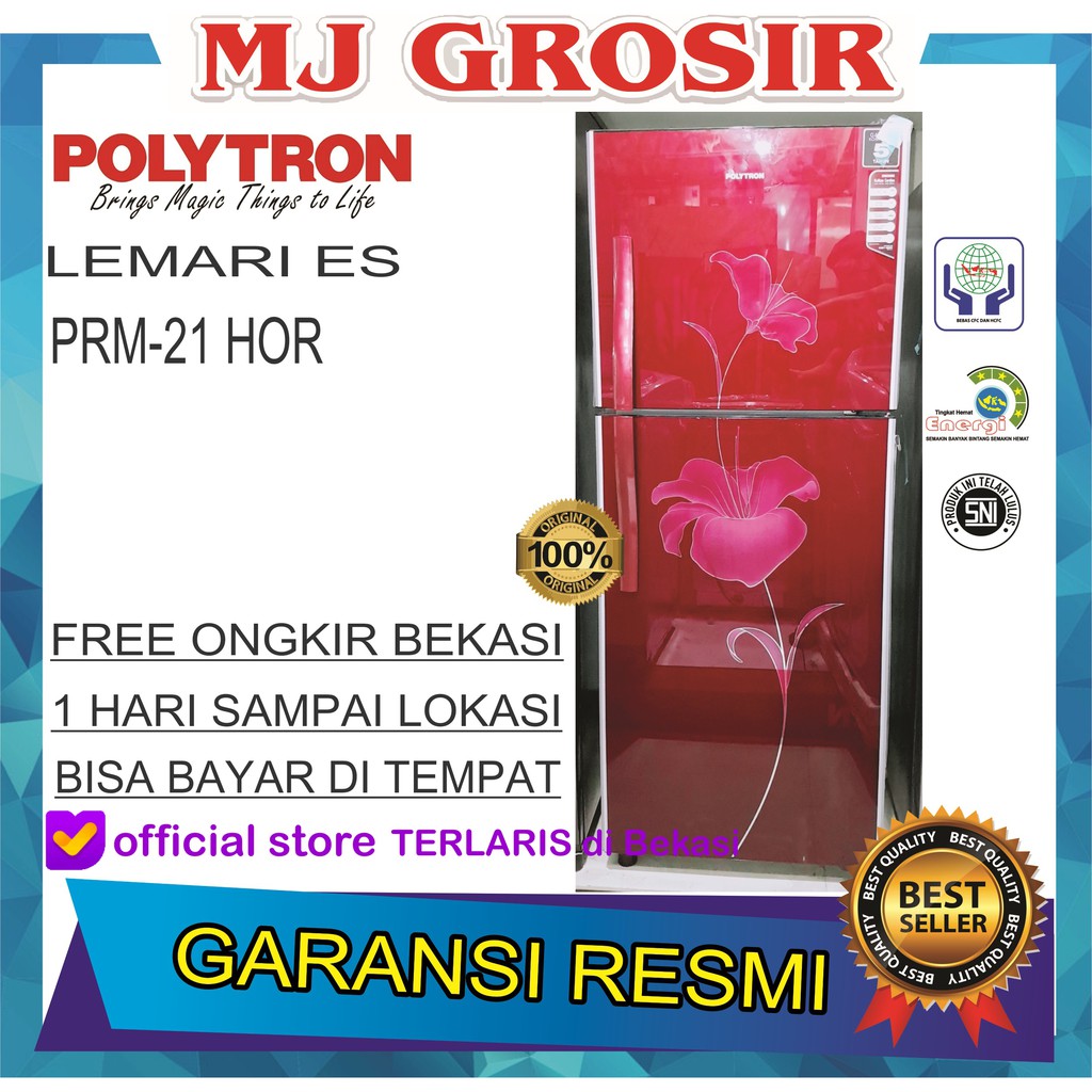 KULKAS POLYTRON PRM 21 HOR LEMARI ES 2 PINTU PRM21HOR PRM KULKAS POLYTRON PRM 21 HOR LEMARI ES 2 PINTU PRM21HOR PRM