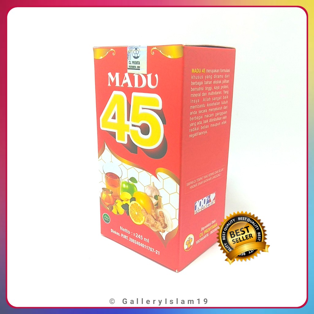 

Madu 45 Herbal Terapi Jantung Kolesterol Darah Tinggi Diabetes MURAH