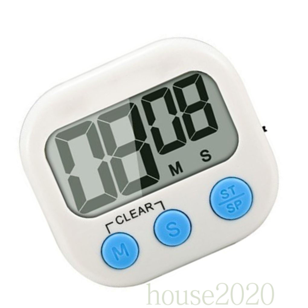 [house2020]Home Kitchen Cooking Digital Count Down Up Timer Sports Study Game Magnetic Loud Alarm Timmer