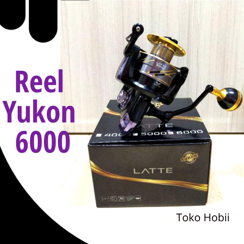 Reel Yukon LATTE 6000 Power Handle - Toko Hobii