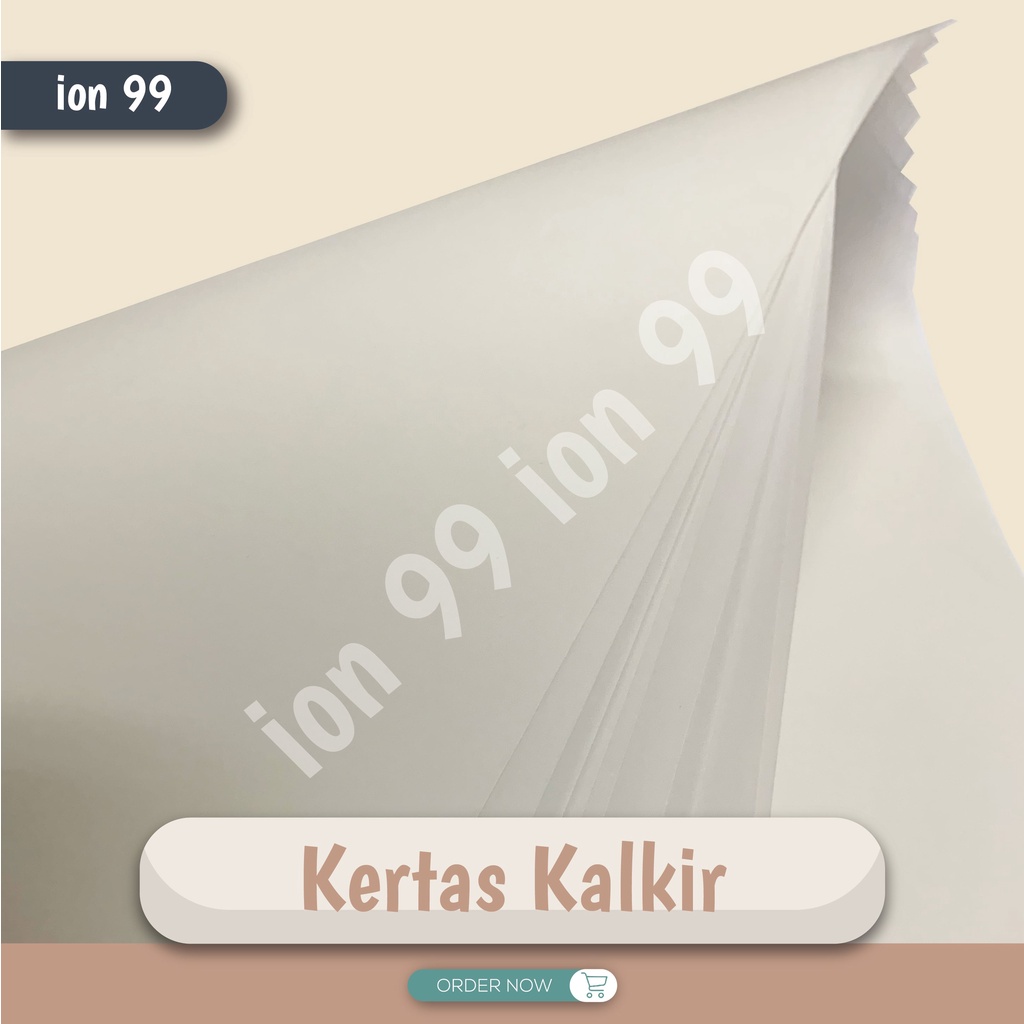 

Kertas Kalkir Putih 80gr Plano - 90cm x 120cm