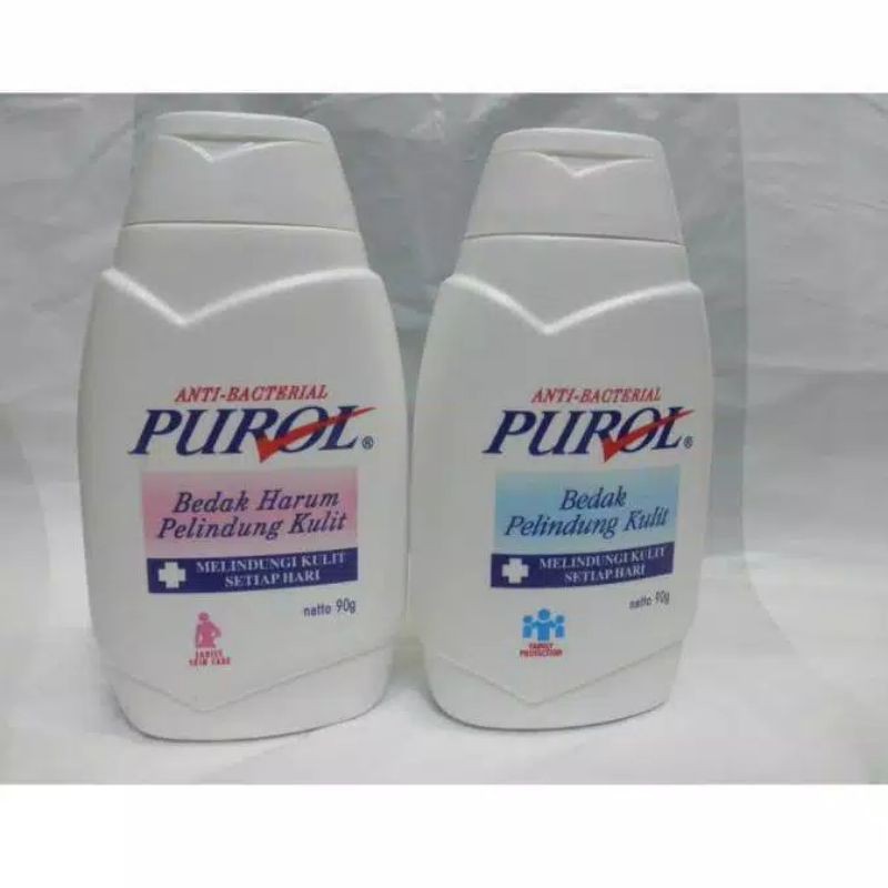 Bedak Purol Anti Bacterial 90g