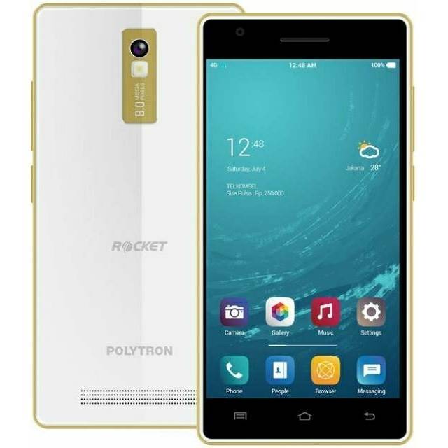 HP ANDROID MURAH RAM 1GB POLYTRON R2407 PROMO HANDPHONE SMARYPHONE KITKAT TERLARIS LAYAR BESAR