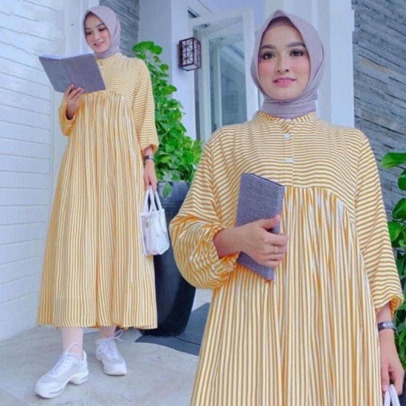 [S.H] JAWANI Dress || Gamis Midi Terbaru || Gamis Katun Print