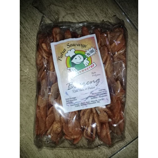 

Basreng asin pedas - Baso goreng enak