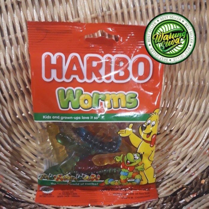 

Haribo worms kecil 80 gram