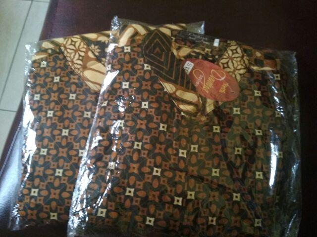 Gamis Batik Mataram Brownies Standar Dan Jumbo
