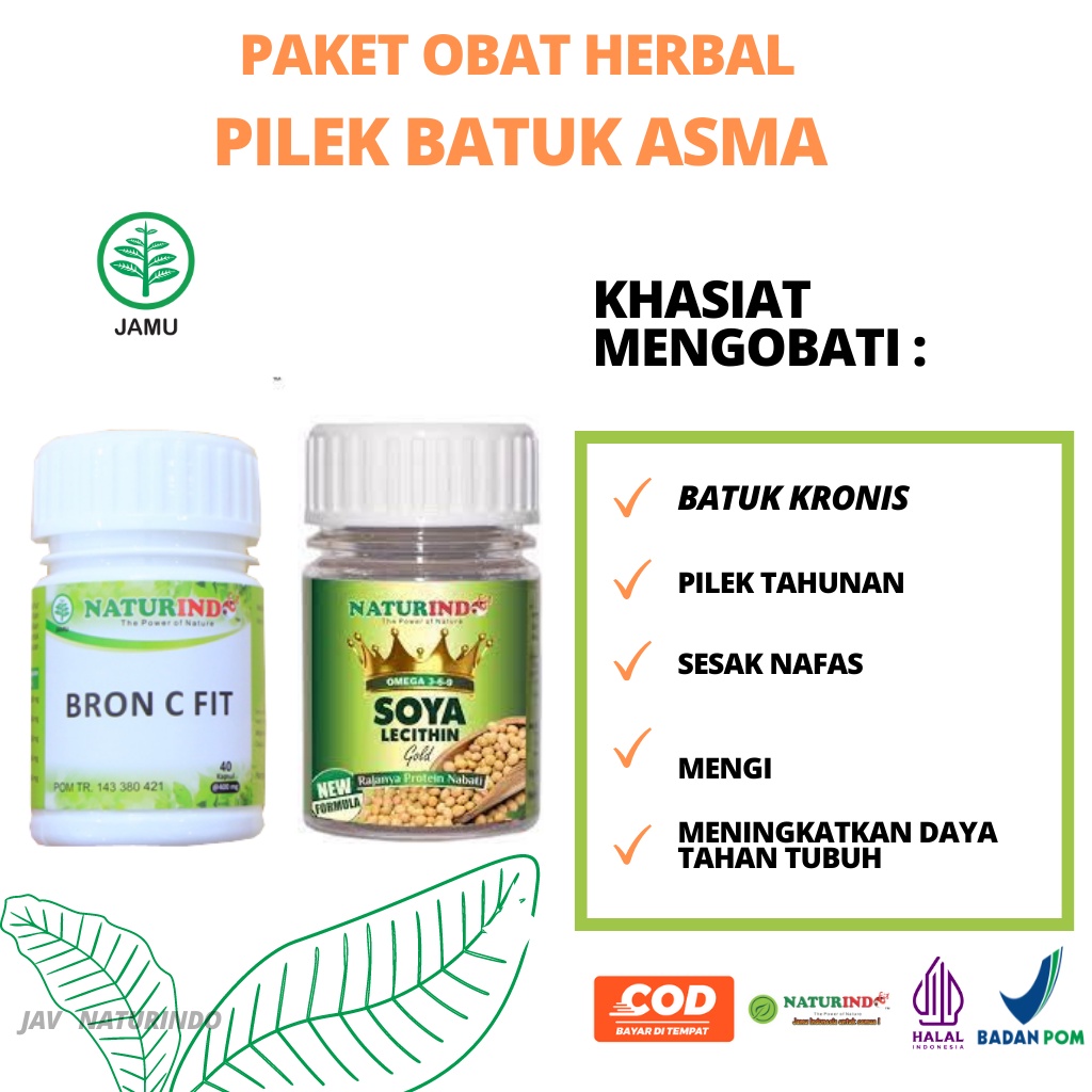 Obat Batuk Kering Batuk Asma Berdahak Pilek Flu Alergi Menahun Obat Asma Sesak Nafas Herbal Ampuh