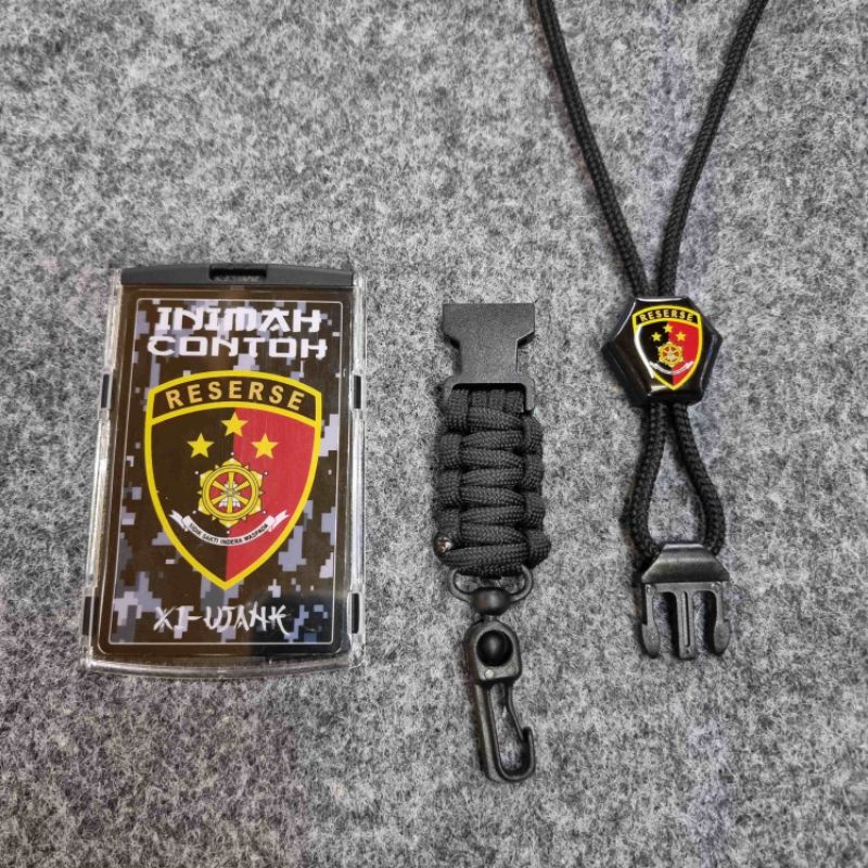 

lanyard tactical id logo RESERSE