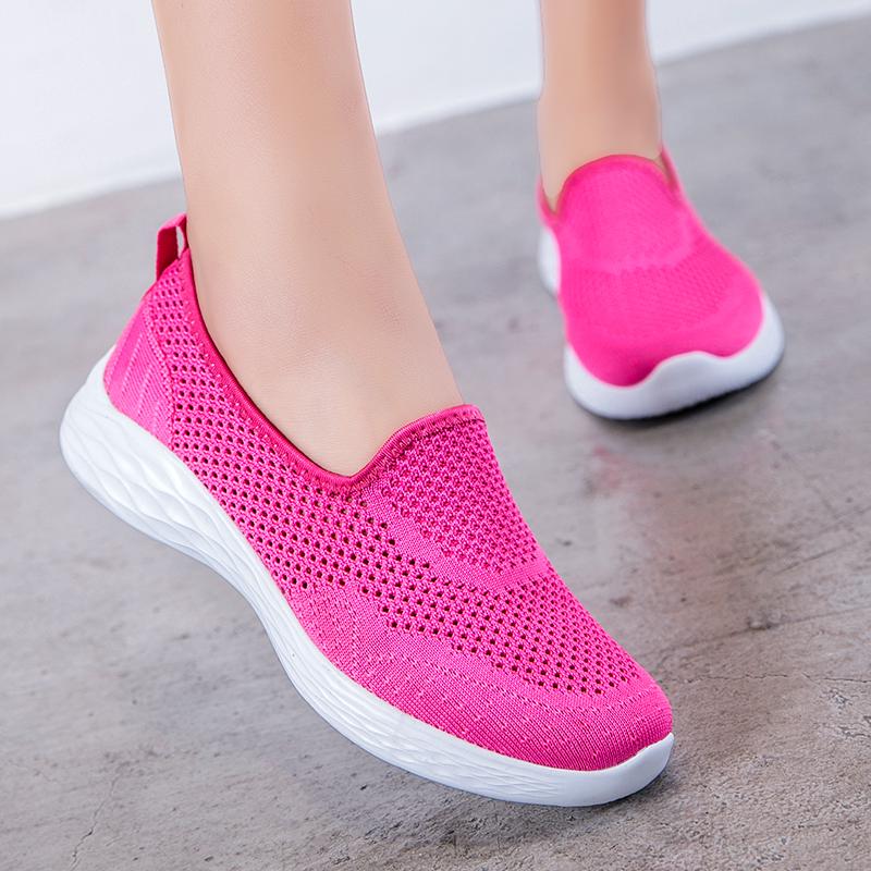 Sepatu Sneakers Wanita Model Sport Casual Ringan untuk