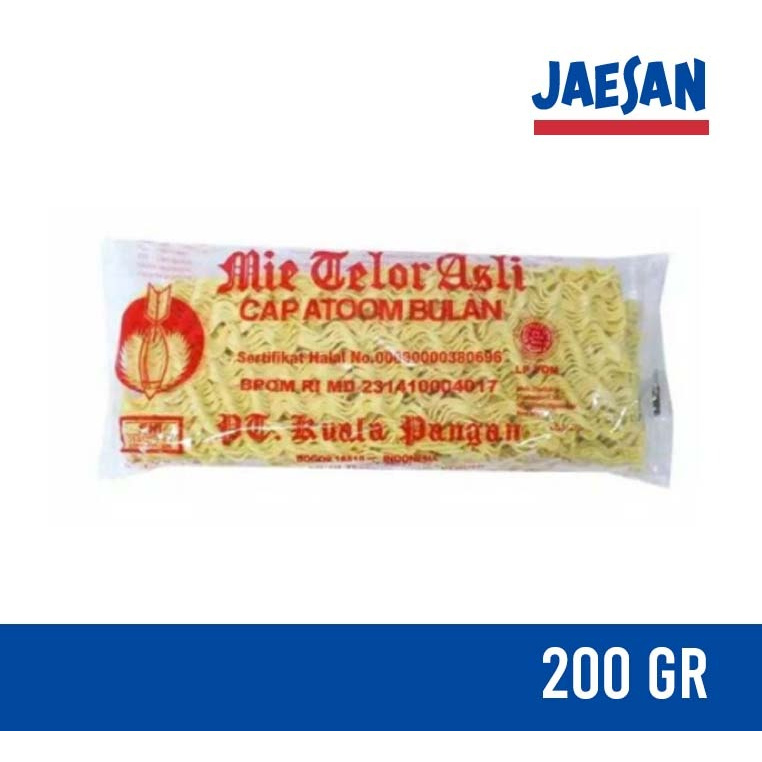 

Mie Telor Cap Atom Bulan 200gr / Mie Telur / Mie Telur Atoom