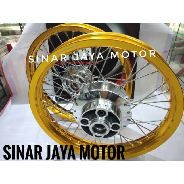 Sepaket Paketan Pelak Velg TDR Tiger revo Ring 17  Ukuran 185 215 Ring 17 TDR Thailand Pemasangan Pn