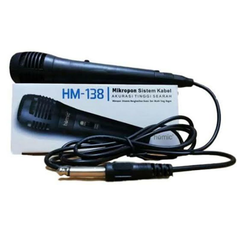 Microphone Homic HM-138 Original / Mic Kabel Mini Homic