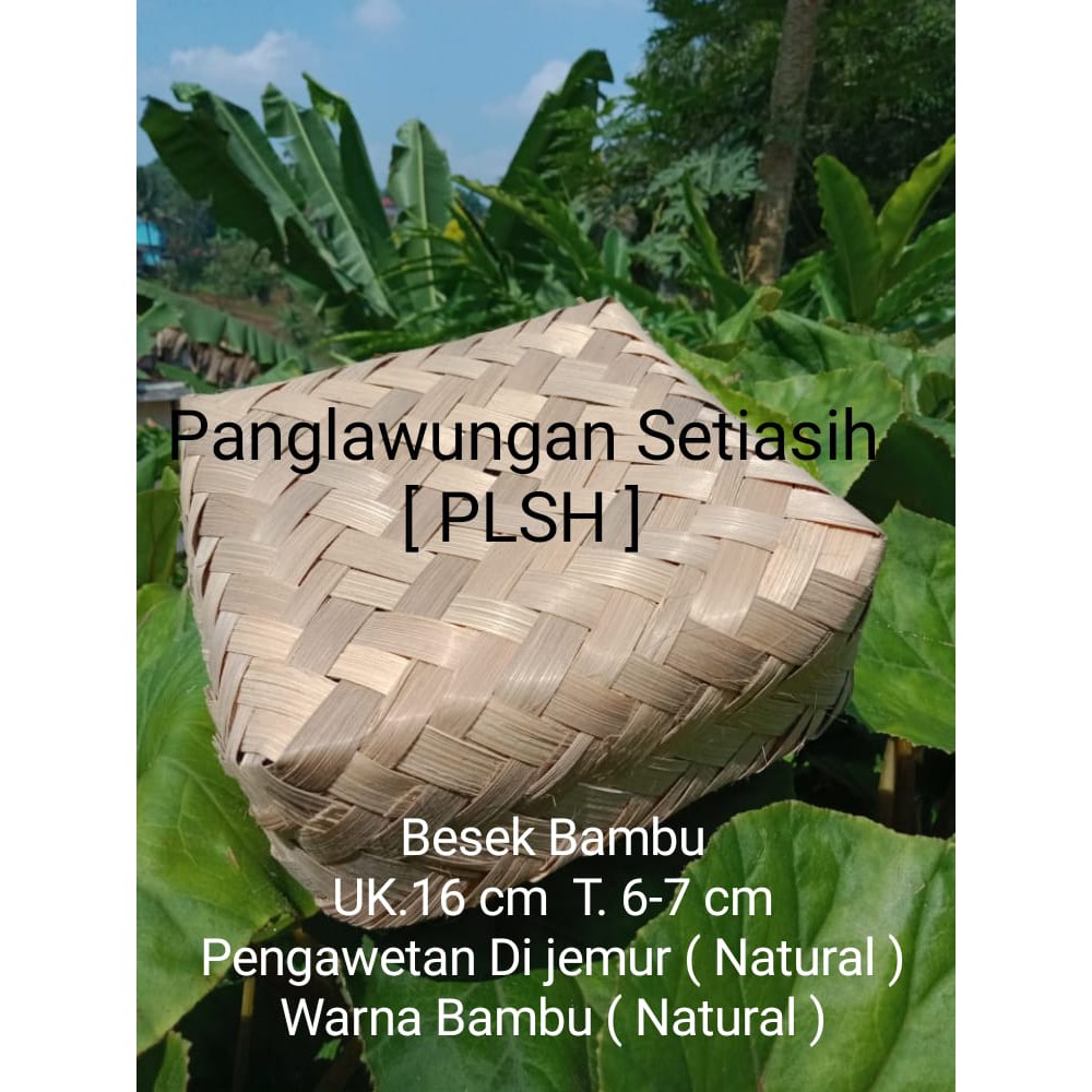anyaman bambu Besek Kecil 16 cm