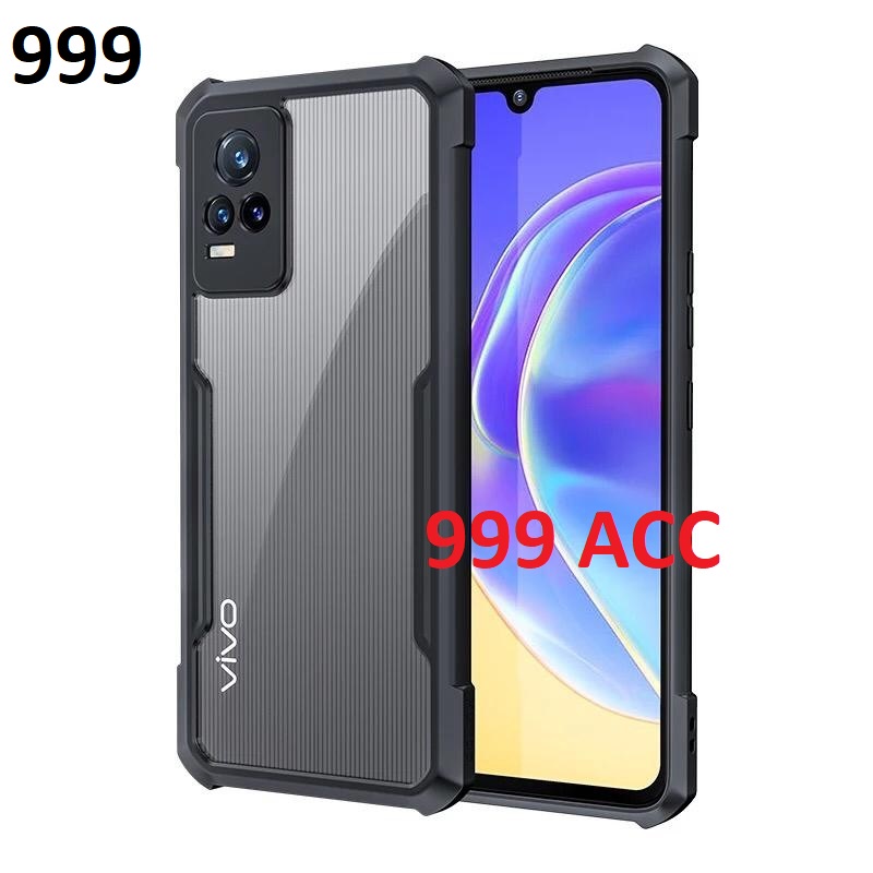 CASE SHOCKPROOF VIVO Y27 4G Y27 5G Y36 5G Y02 Y02T V21 4G V21 5G Y51 Y12S Y12S 2021 V20 SE V20 Y20 Y20S Y20 2021 Y20s G CASE SOFT CLEAR IPAKY BENING, HARDCASE TRANSPARAN CASING COVER PELINDUNG KAMERA FUZE Y20 S G