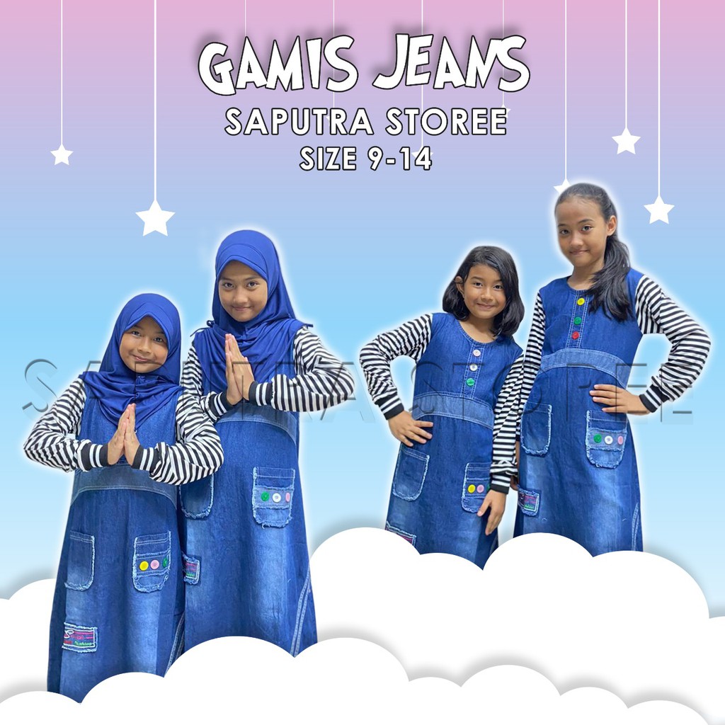 GAMIS JEANS ANAK SALUR TERBARU &amp; TERMURAH