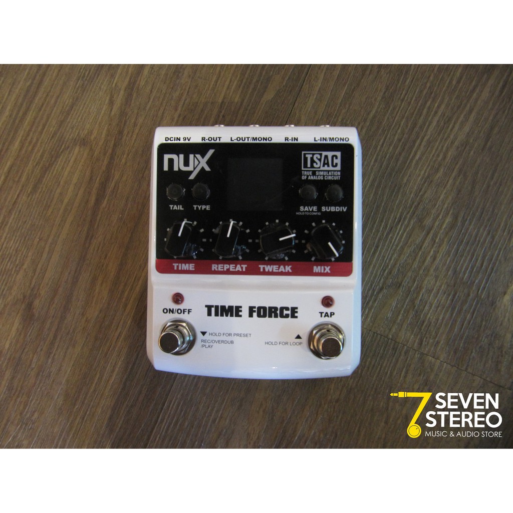 Effect Guitar Nux Time Force Multi Digital Delay