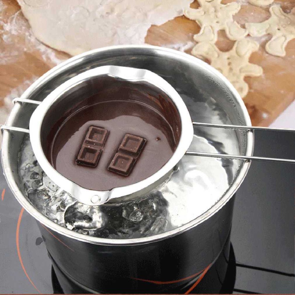 ★400ML★ Stainless Steel Chocolate Melting Pot/Panci Leleh Steam Keju Coklat Butter