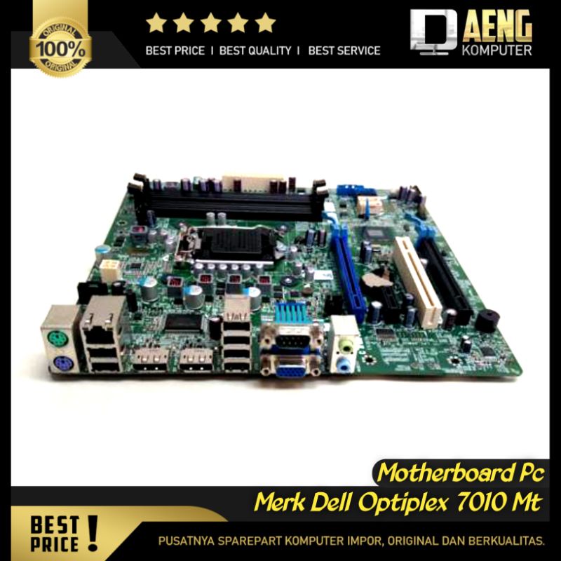 Motherboard Mainboard Mobo Pc Merk Dell Optiplex 7010 tipe MT Original Murah