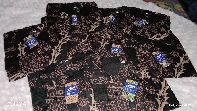 New Arrival Distro Batik Pria Bordir Sogan Hrb026 Batikaf Notoarto Batik Ipnu-ippnu Hem Pria Bel