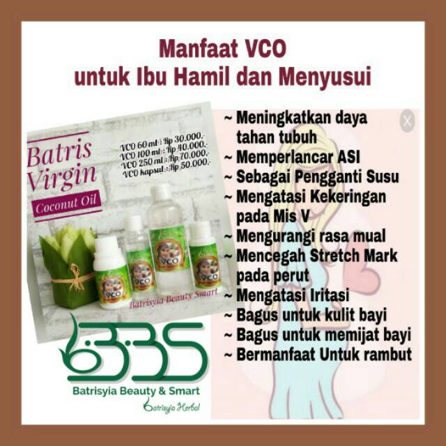 

VCO (virgin coconut oil)