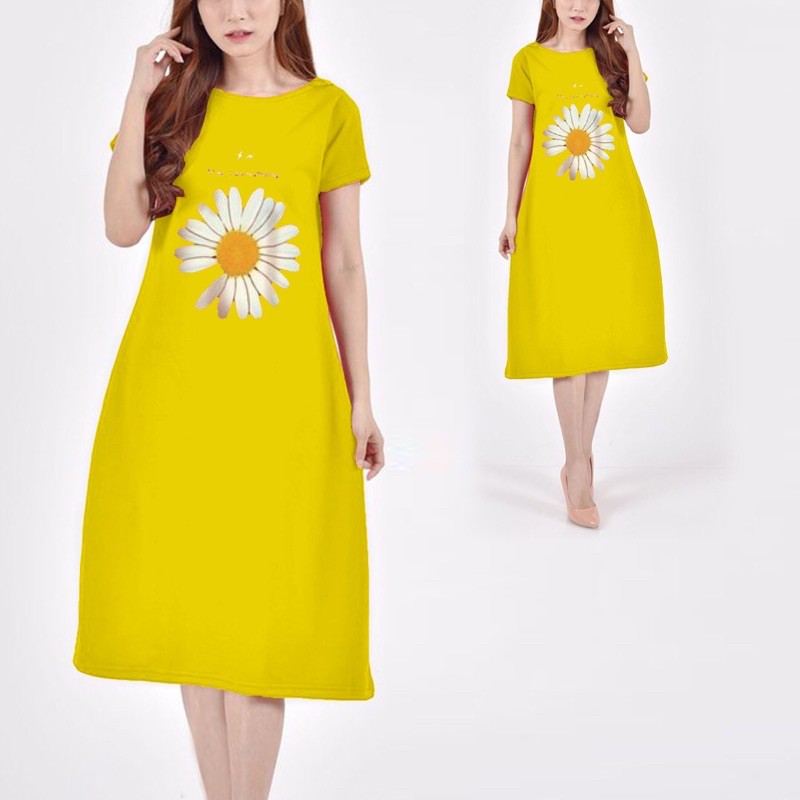 DRESS FLOWER DAISY / TUNIK DAISY / DRESS OVERSIZE