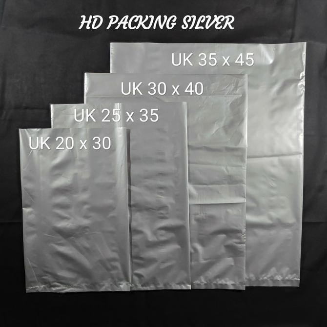 

BARU Plastik Packing silver uk 20x30 ,HD packing,Kantong bungkus Paket