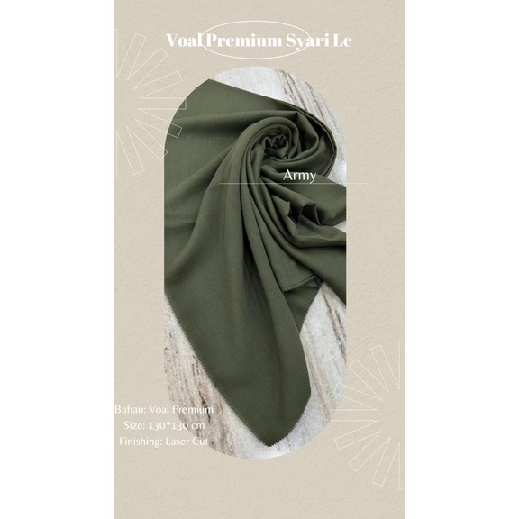 BISA COD-BEST SELLER HIJAB SEGIEMPAT PARIS VOAL PREMIUM SYAR'I LASERCUT KERUDUNG SEGIEMPAT VOAL PREMIUM ORIGINAL PASAR HIJAB