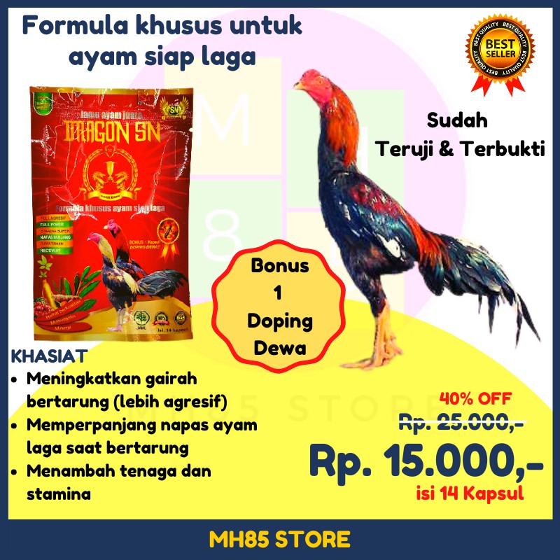 Jamu Ayam Aduan Terbaik Siap Laga Dragon SN Ramuan Thailand Doping Dewa