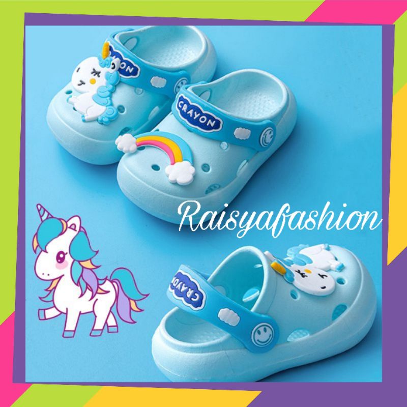 Sandal Karet Anak Unicron Bahan PVC Import RF