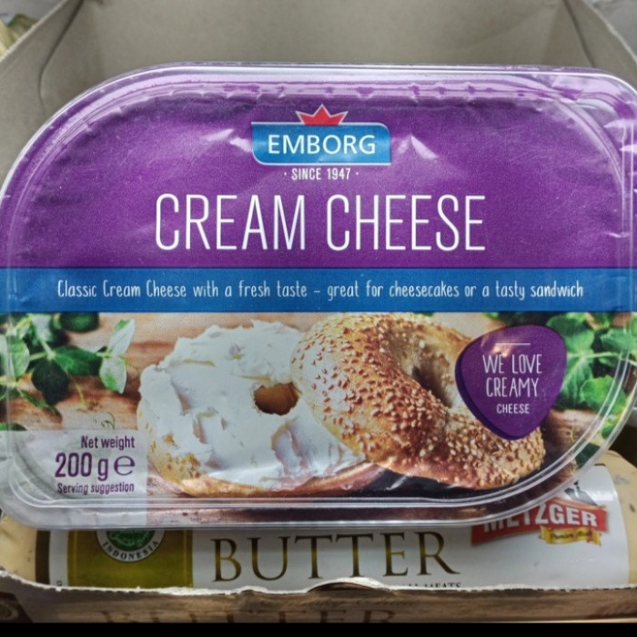 

Krim- Emborg Cream Cheese 200Gr / Krim Keju Import -Krim.