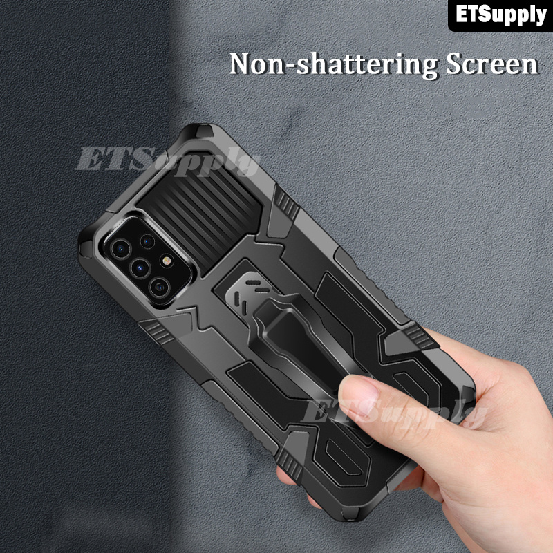 ETSupply Luxury Armor Ring Case untuk Samsung Galaxy A32 Case Klip logam Casing penutup