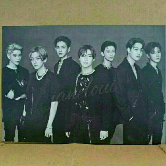 SuperM Official Postcard US Ver / Super One Album PC Baekhyun Taemin Kai Taeyong Ten Mark Lucas Phot