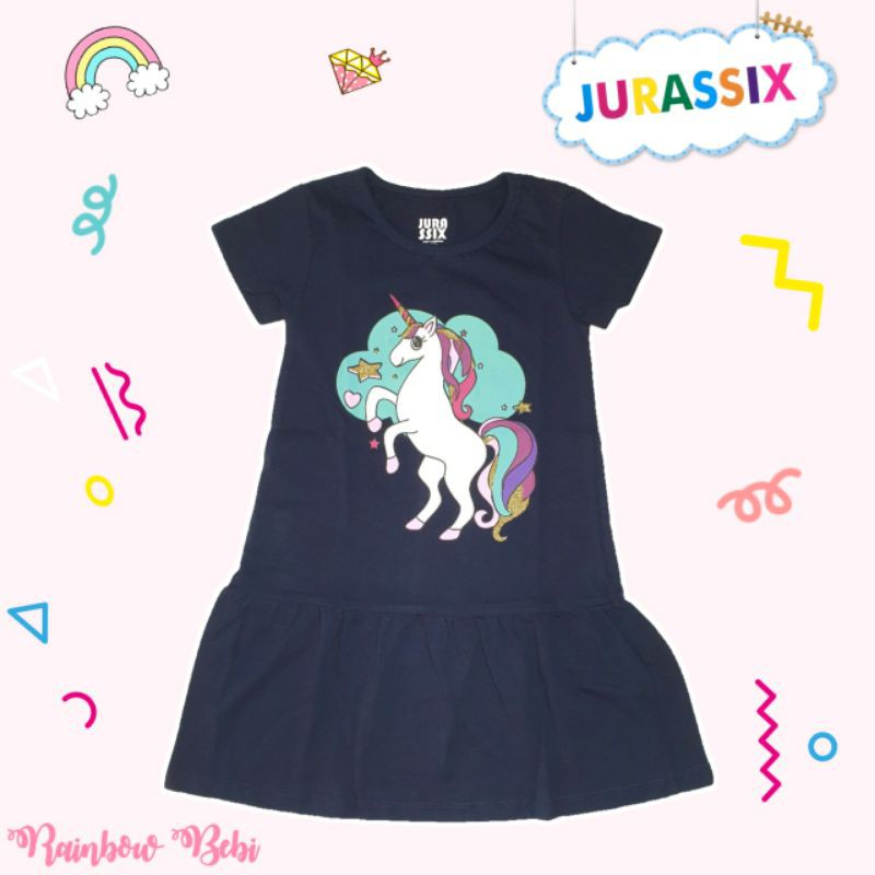 Dress Jurassix Anak Unicorn