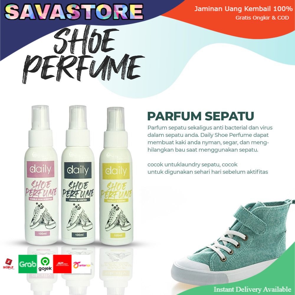 PARFUM SEPATU ANTI BAKTERI ANTI BAU APEK  - AMPUH MENGHILANGKAN BAU SEPATU