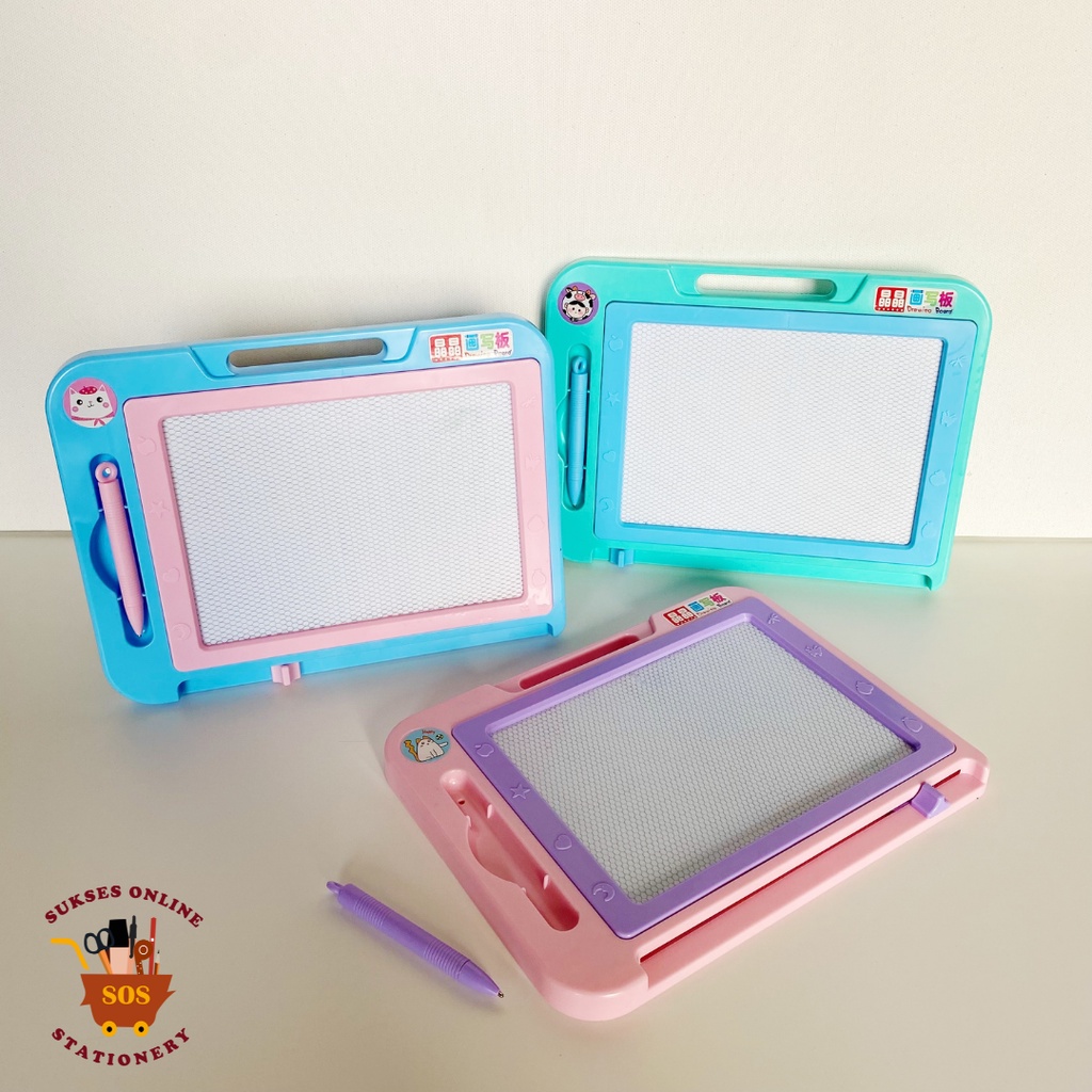 

SOS Drawing Board 18x13/4warna/packing dus / Papan Gambar