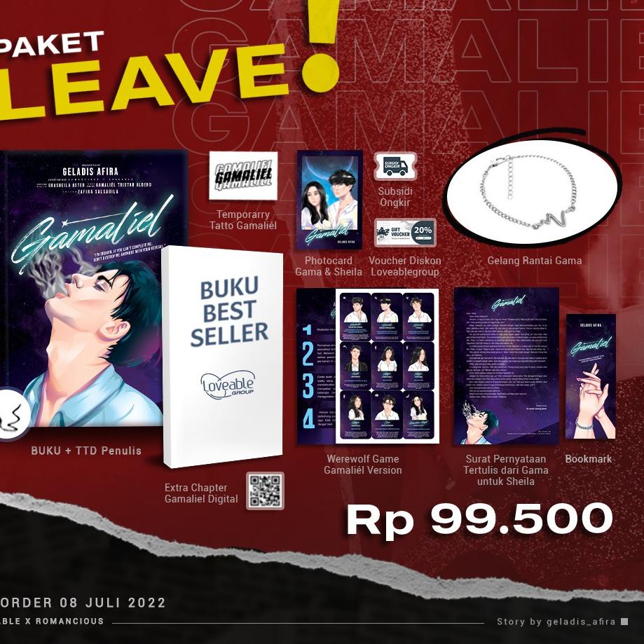 SALEE.. Novel Gamaliel (Paket Leave - Hurt)