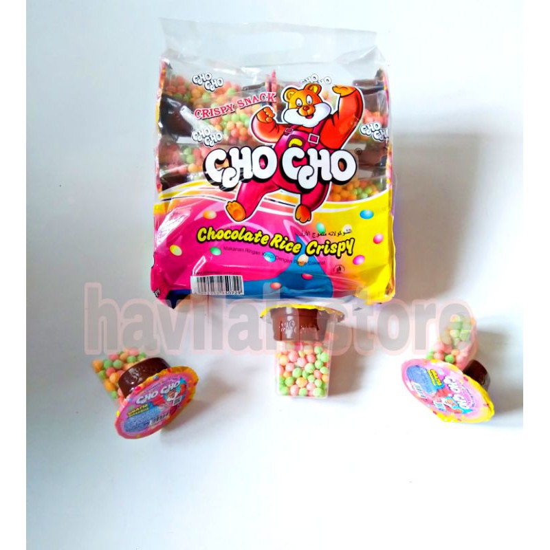 

Cho-Cho Crispy Makanan Ringan dengan Pasta Coklat 1 Pack isi 12pcs