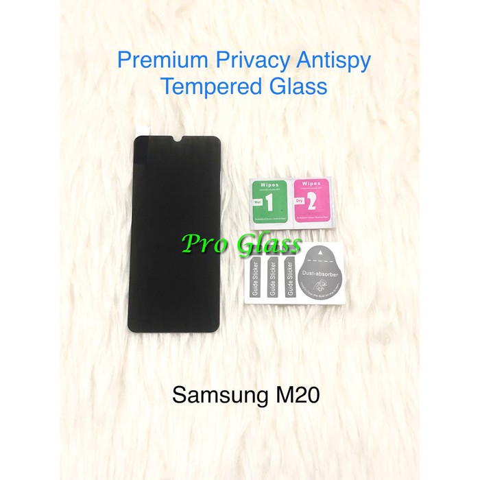 Samsung M20 Privacy Anti Spy / Antispy Premium Tempered Glass